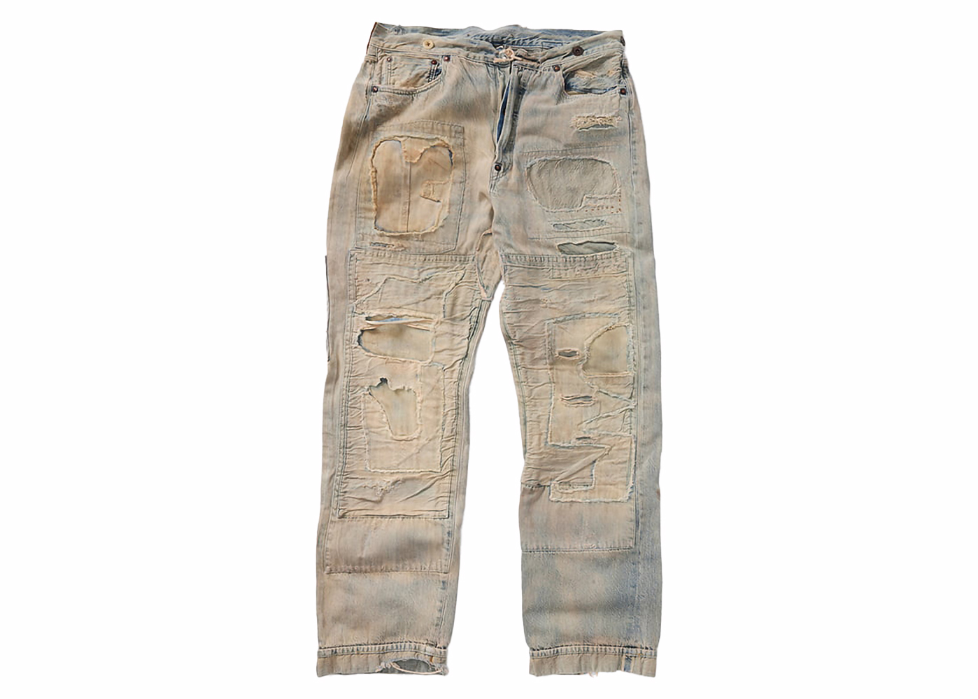 Levis Homer Campbell Vintage Clothing 501 Jeans Plain Denim Men's 