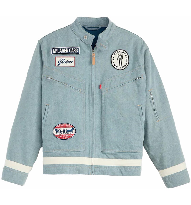 Levis x McLaren Racing Jacket Light Indigo Homme de la Collection