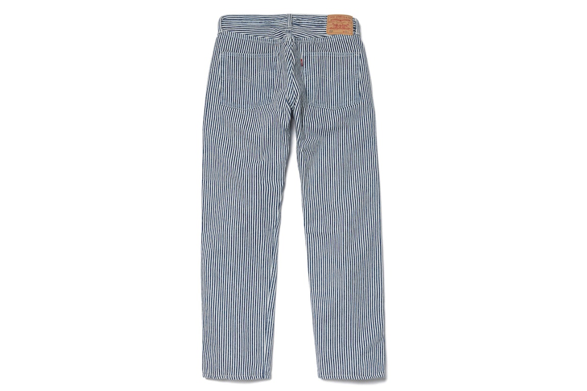 Pre-owned Levi's Levis X Nigo Hickory Stripe 501 Jeans Indigo