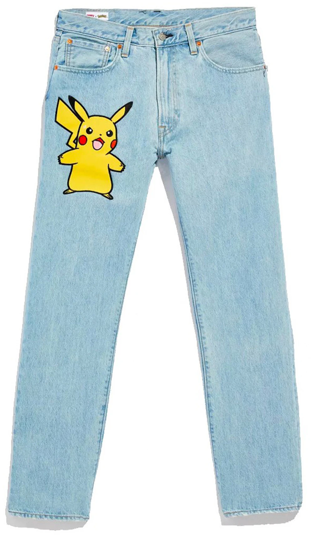 Levis x Pokémon 551Z Authentic Straight Jeans Light Wash - SS21 - US