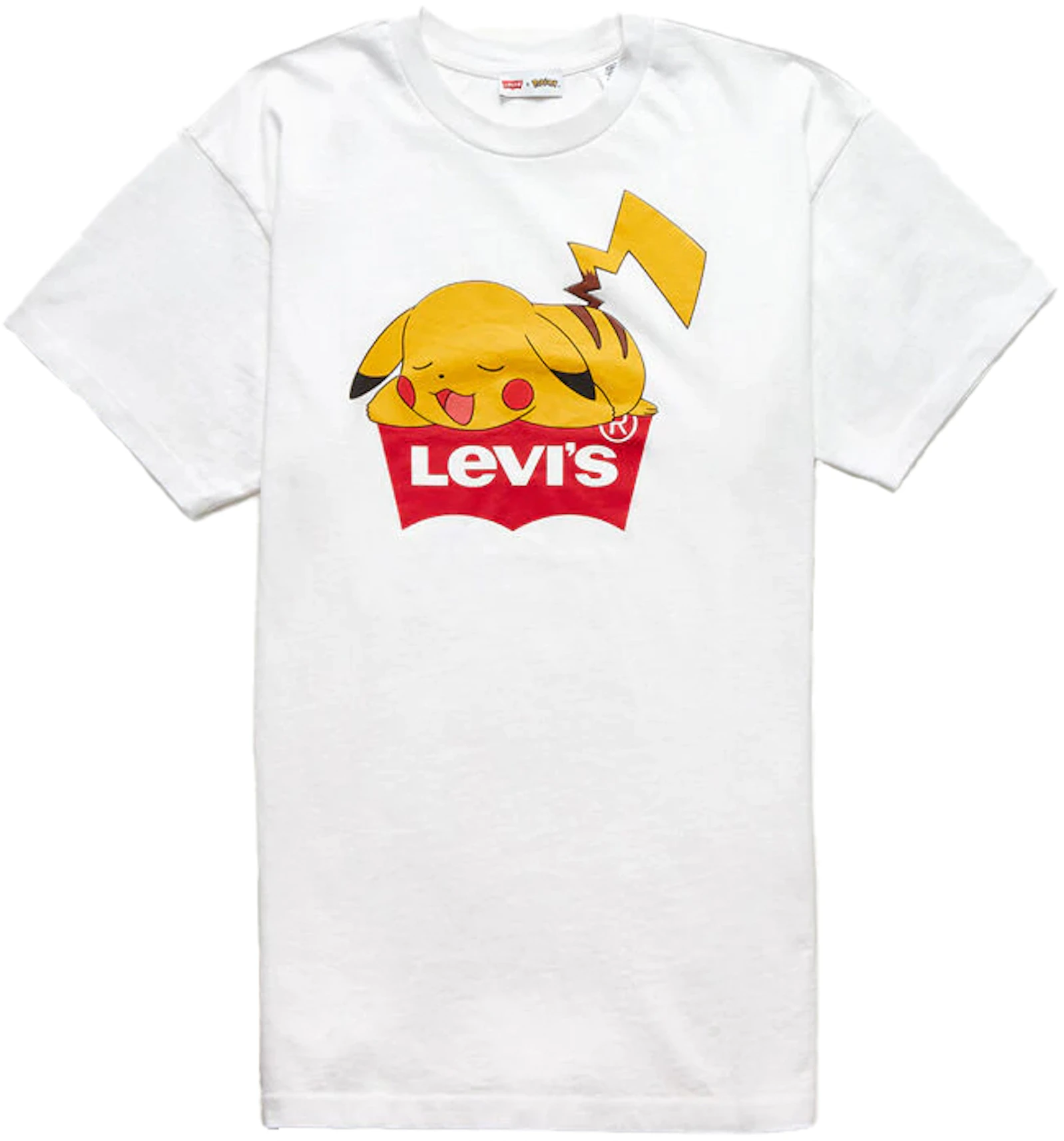 Levis x Pokémon Pikachu Unisex Short Sleeve T-shirt White - SS21 - US