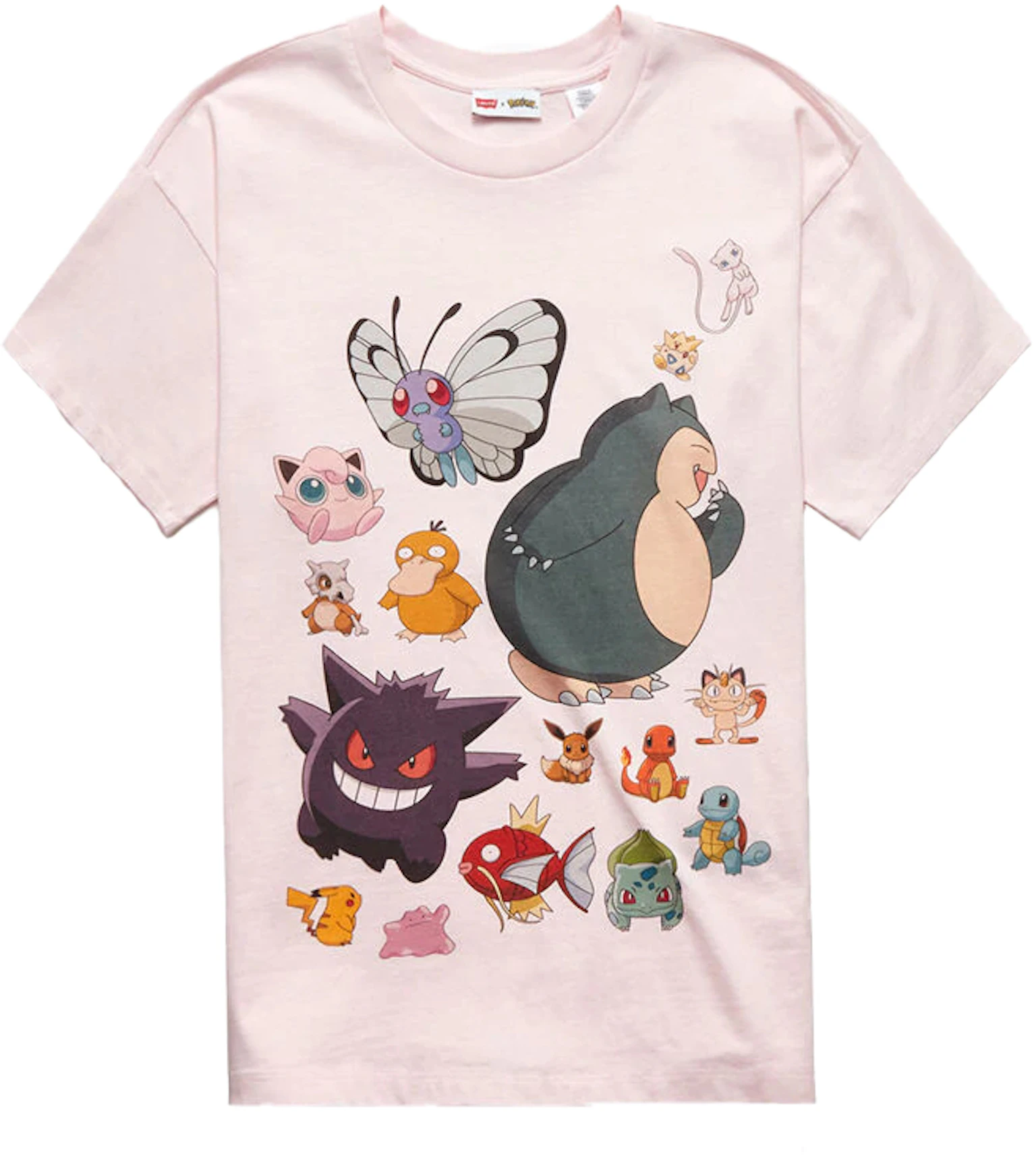 Levis x Pokémon Unisex T-shirt Pink - SS21 - US