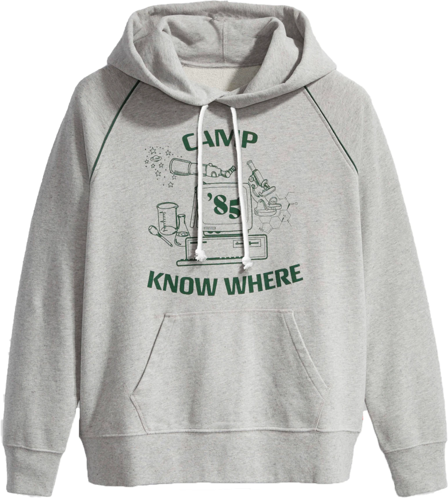 Levis x Stranger Things Camp Know Where Hoodie Grey - SS19 - US