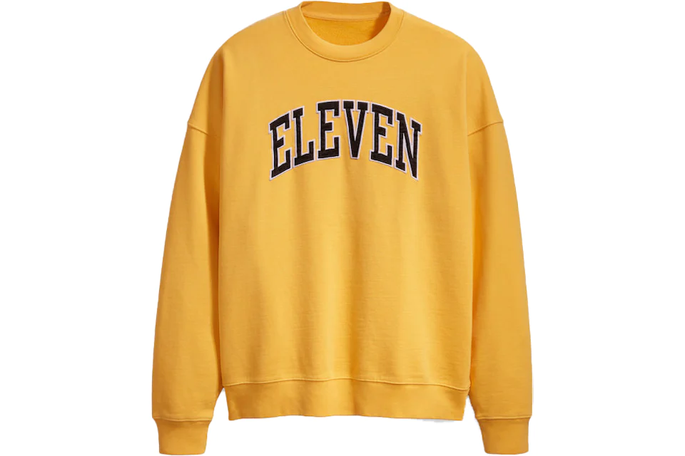 Levis x Stranger Things Eleven's Crewneck Sweatshirt Yellow