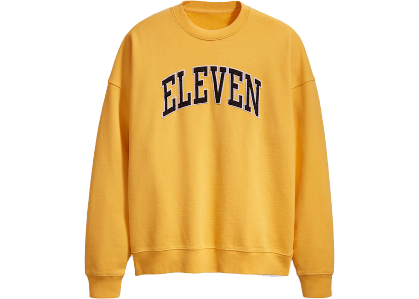 reservation Seaside Spoil Levis x Stranger Things Eleven's Crewneck Sweatshirt Yellow - SS19