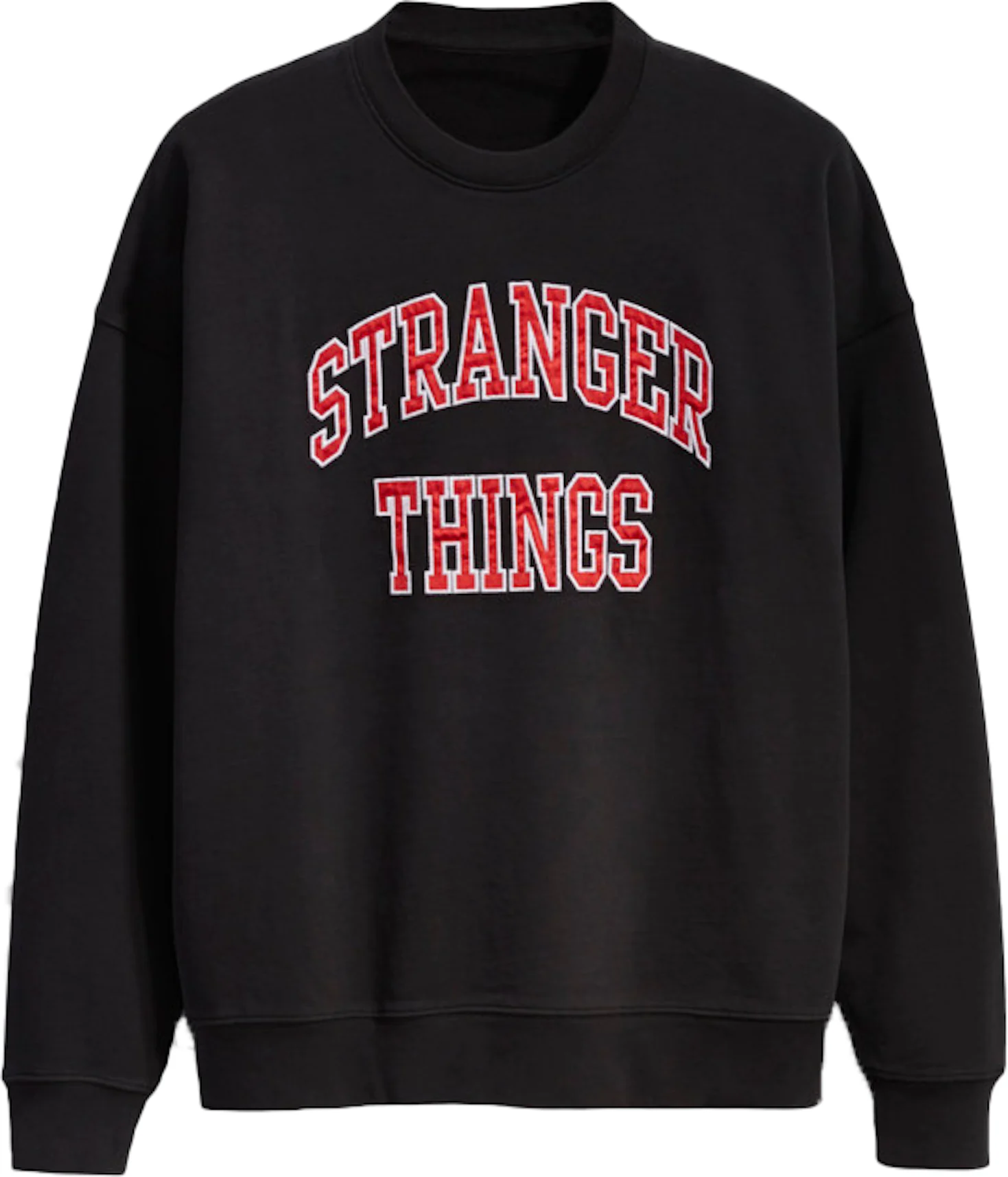 Levis x Stranger Things Hopper's Crewneck Sweatshirt Black Hombre 
