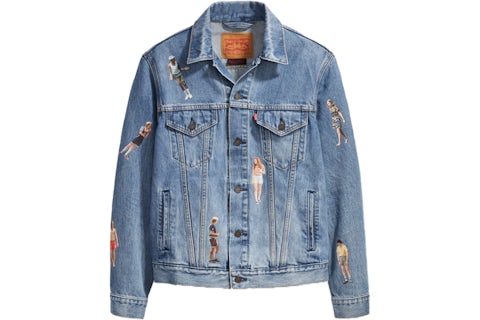 Levis x Stranger Things Vintage Fit Trucker Jacket Medium Wash Men s SS19 US