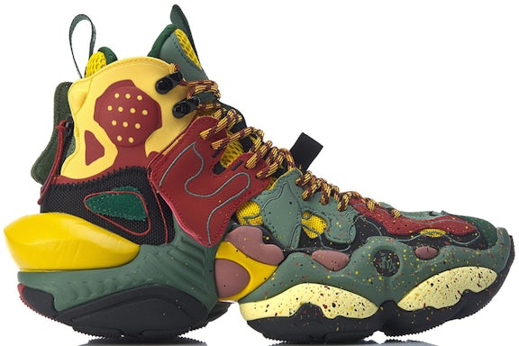 Li-Ning 2020 Ace Verde Rojo Amarillo (Kith exclusivo)