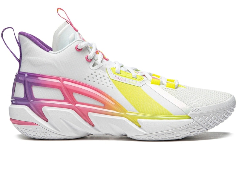 Li-Ning BadFive 4 White Yellow Pink Purple メンズ - ABFU015