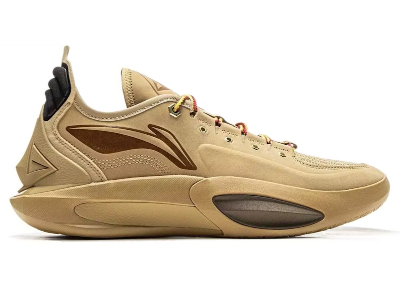 Pre-owned Li-ning Men's Lining Jimmy Bulter Jb3 Big Yellow Boot Sneakers In Flax In Brown