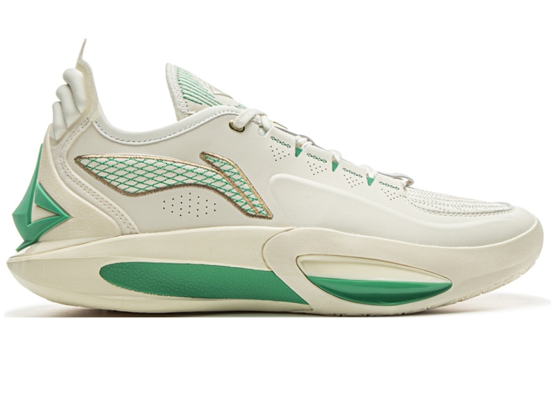 Pre-owned Li-ning Men's Lining Jimmy Bulter Jb3 Sneakers In Cream/green In Multi