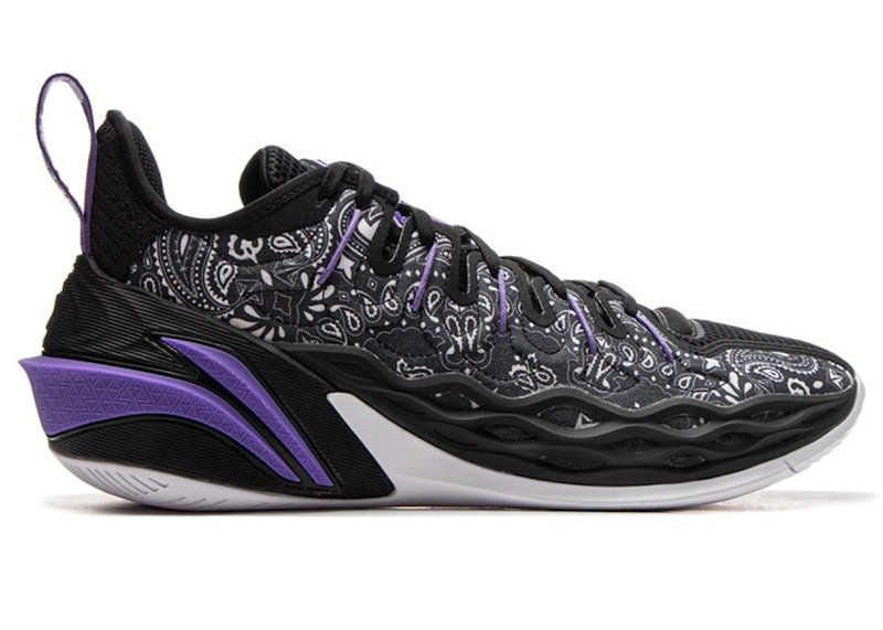 Pre-owned Li-ning Men's Lining Jimmy Bulter Jb3 Jimmy Buckets Sneakers In Black/purple