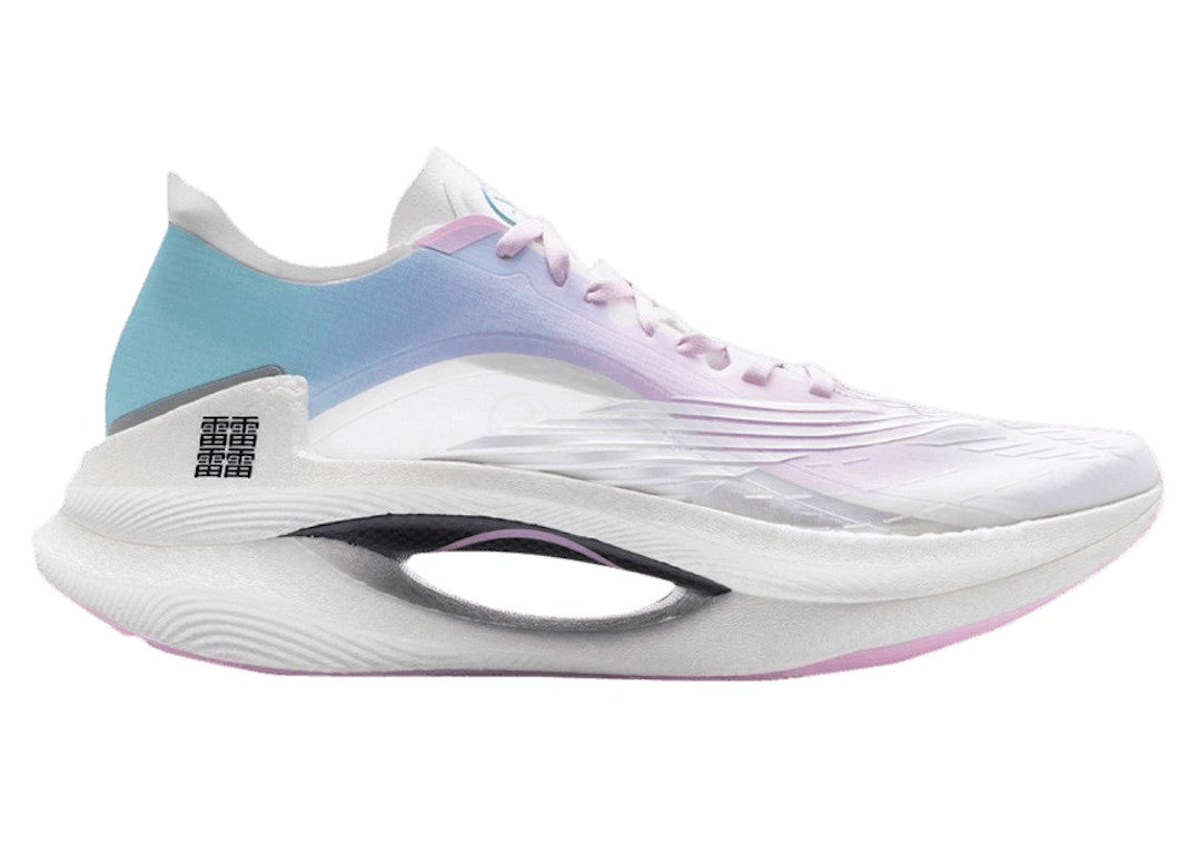 Pre-owned Li-ning Jueying Boom Essential Cotton Candy In White/purple