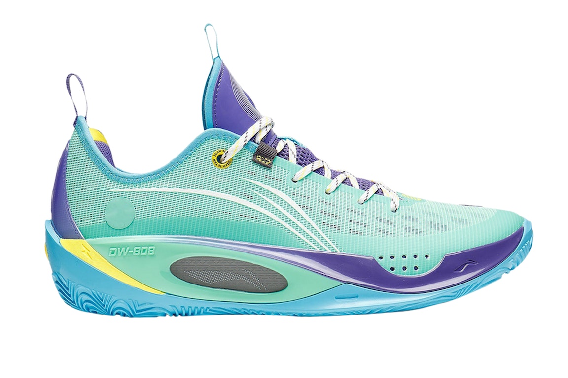 Pre-owned Li-ning Wade 808 2 Cold Blood In Turquoise/purple/yellow