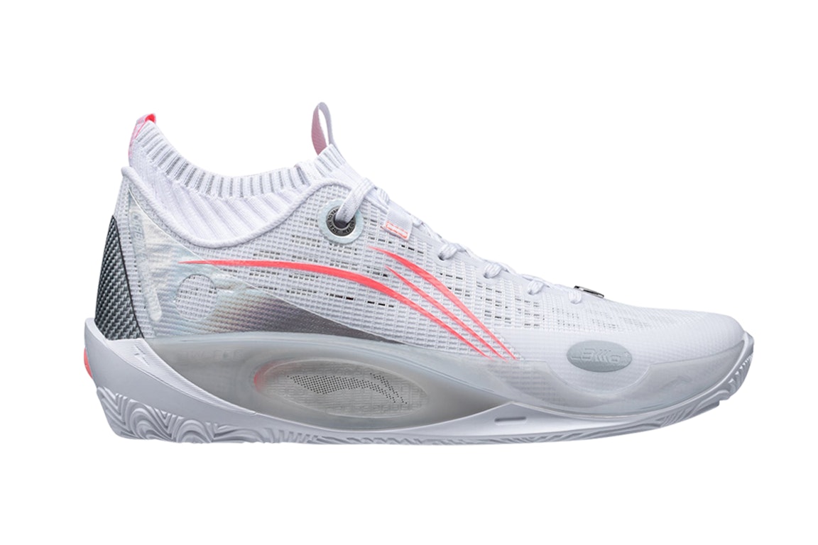 Pre-owned Li-ning Wade 808 2 Ultra 305 In White/red/silver
