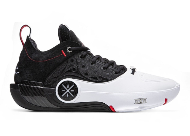 Pre-owned Li-ning Lining Way Of Wade 12 Lux Announcement Sneakers In Black/white In Multi
