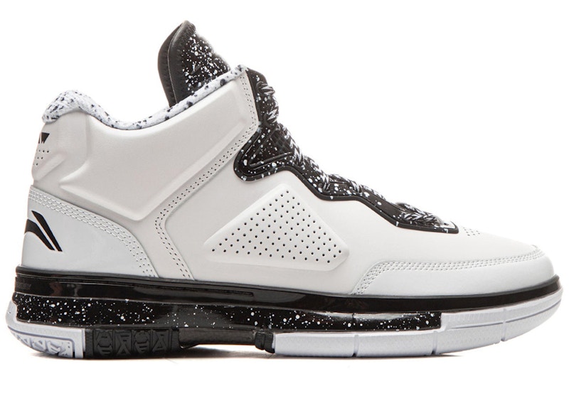 Pre-owned Li-ning Men's Lining Way Of Wade 1 Splash Sneakers In White/black In Multi