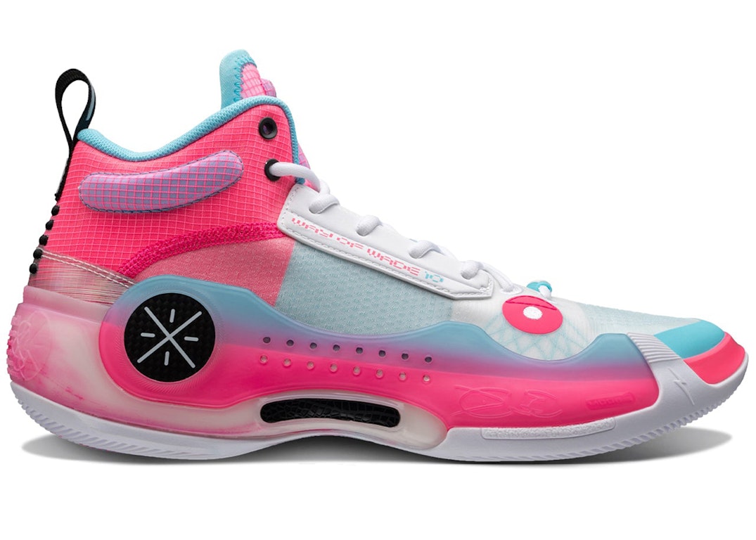 Pre-owned Li-ning Way Of Wade 10 South Beach In Pink/white/blue