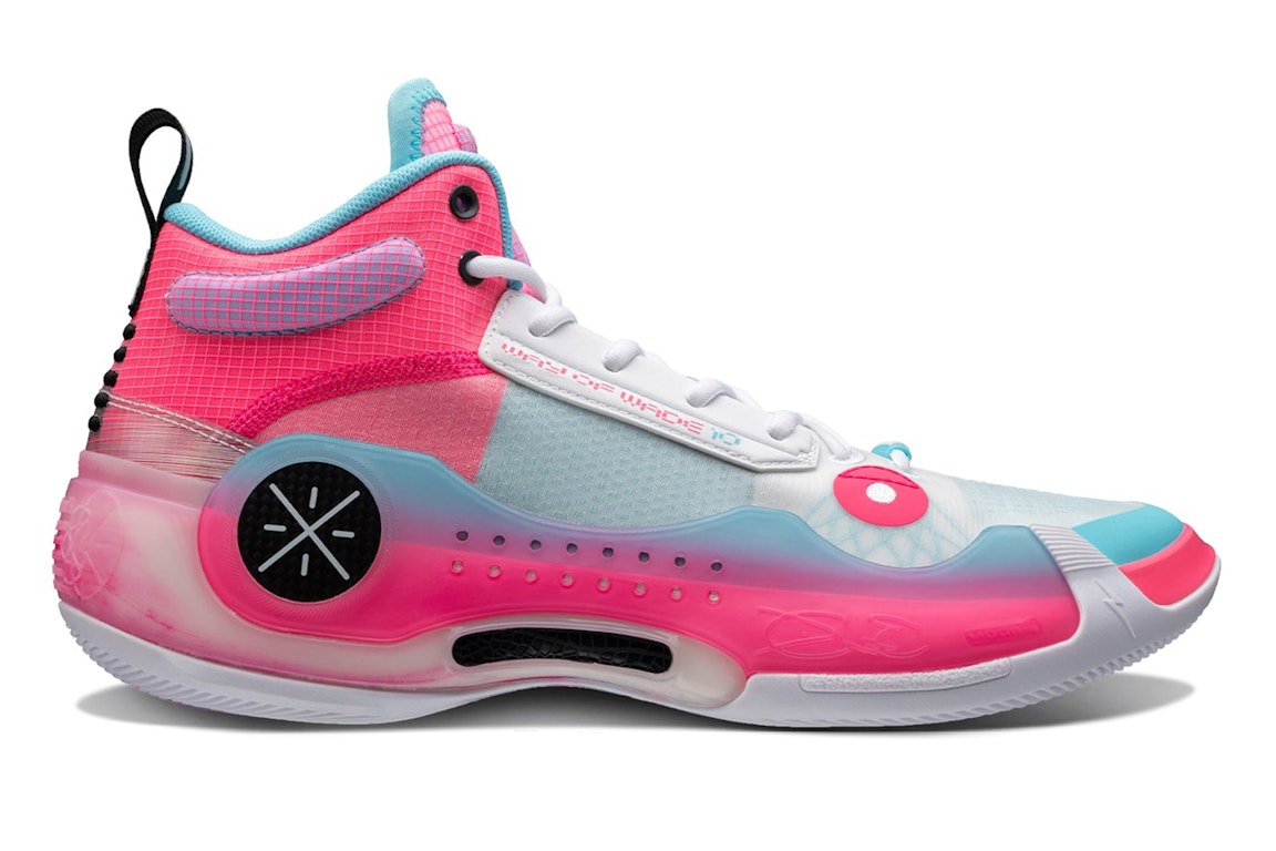 Pre-owned Li-ning Way Of Wade 10 South Beach In Pink/white/blue