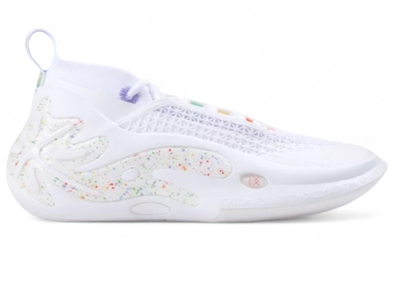 Pre-owned Li-ning Men's Lining Way Of Wade 11 Hall Of Fame Sneakers In White/muli/color