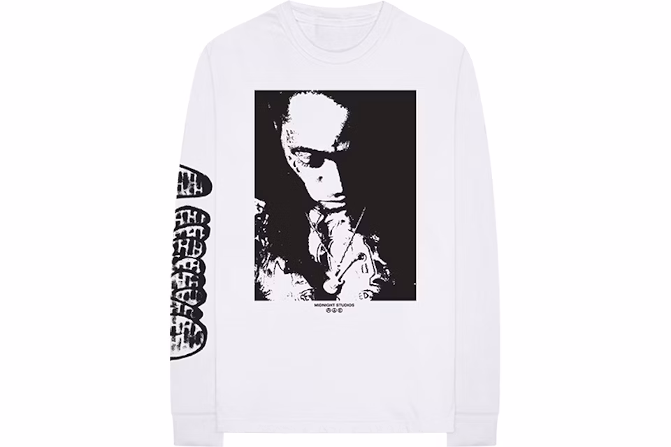 Lil Wayne Midnight Studios L/S Tee White