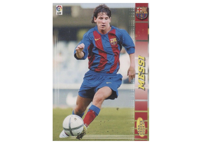 2004 Panini Sports Mega Cracks Barca Campion Lionel Messi