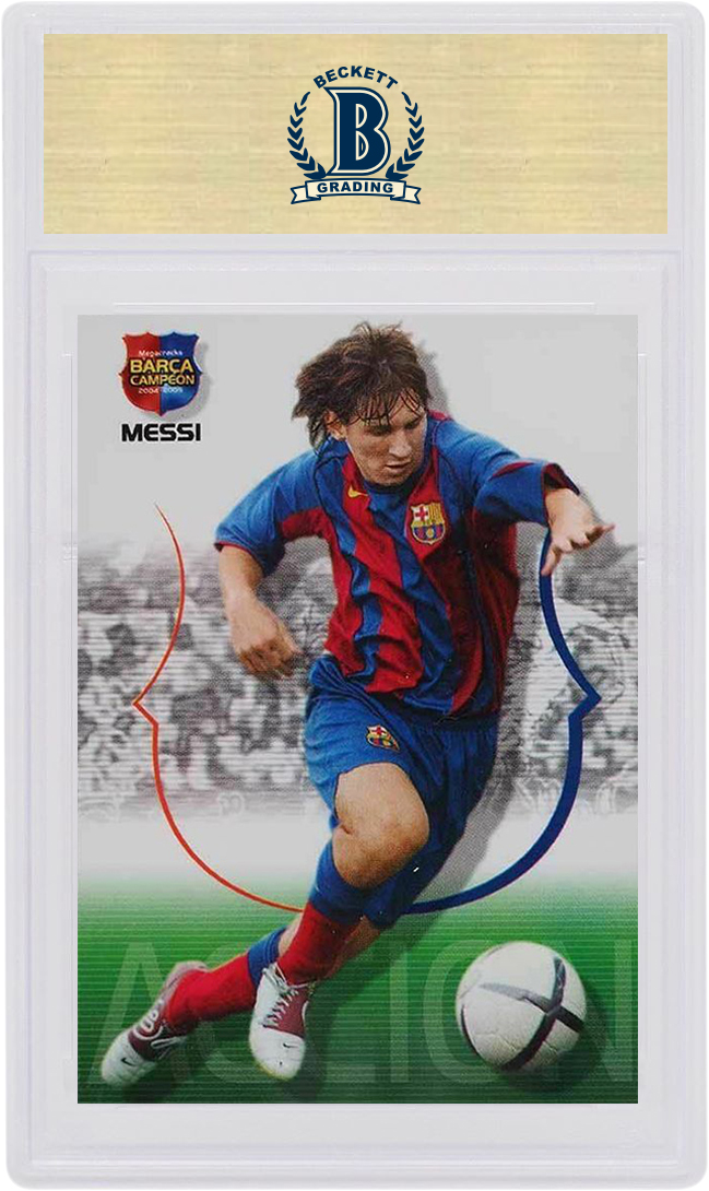 【超激得低価】2004 Panini Sports Mega Cracks Barca Campion Lionel Messi ROOKIE RC #89 リオネル・メッシ ルーキーカード サイン入り その他