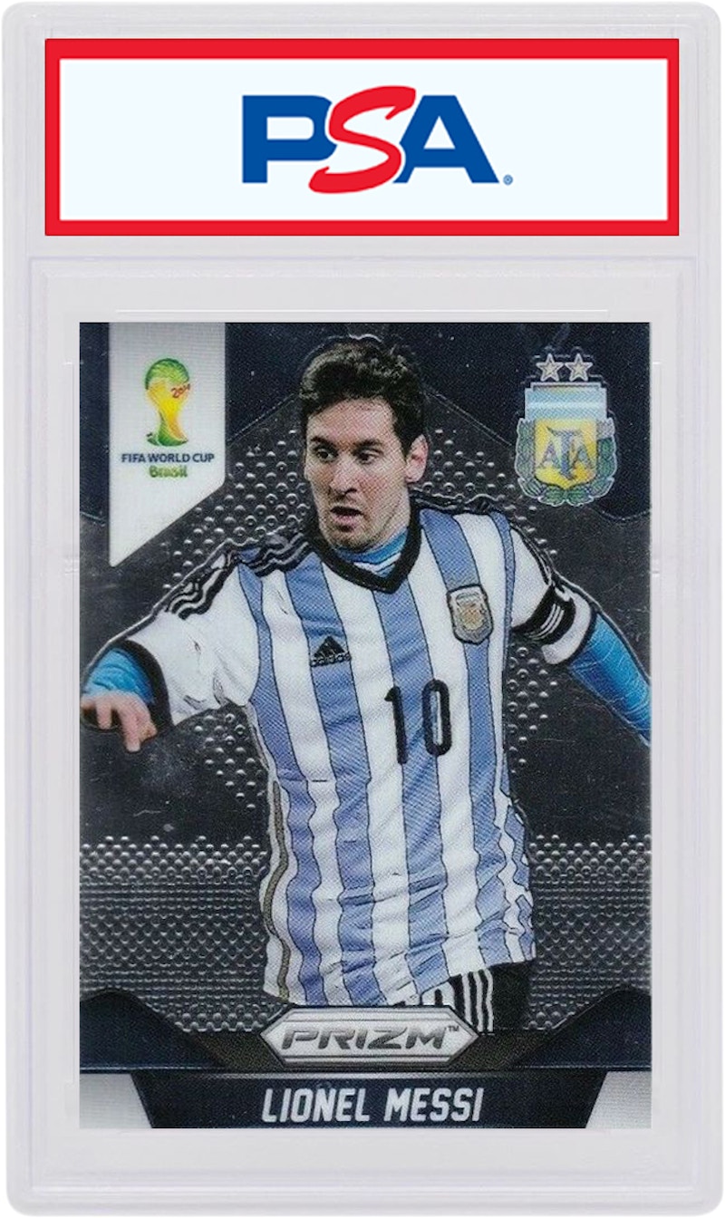 2014 Panini Prizm Lionel Messi PSA10-