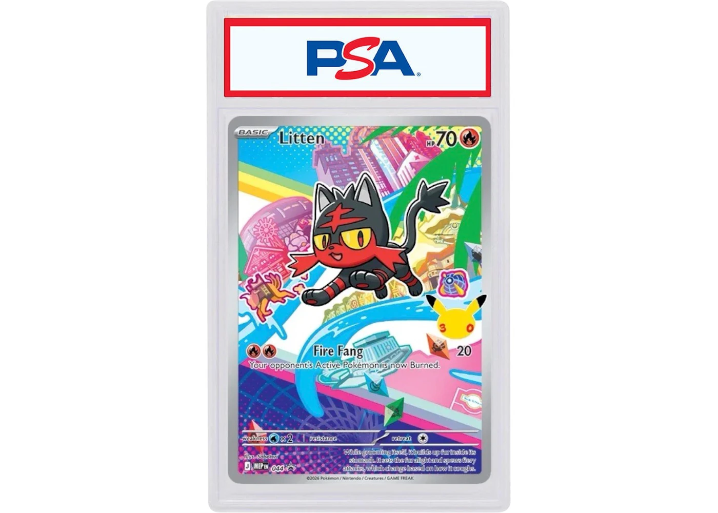 Litten 2026 Pokmon Mega Evolution First Partners Collection Promo 44 (PSA or BGS Graded) - 2026 - US Litten 2026 Pokmon Mega Evolution First Partners Collection Promo 44 (PSA or BGS Graded) - 2026 - US