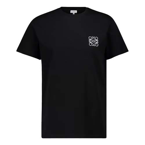 LOEWE Anagram Cotton T-shirt Black/White Men's - SS23 - US