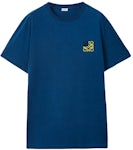 LOEWE Anagram Embroidered T-shirt Petroleum