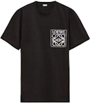 LOEWE Anagram Fake Pocket T-shirt Black/White
