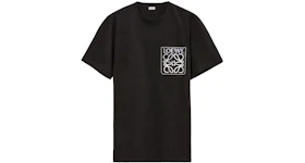 Loewe Anagram Fake Pocket T-shirt Black/White