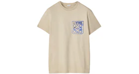 LOEWE Anagram Fake Pocket T-shirt Stone Grey/Navy