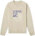 LOEWE Anagram Sweatshirt Stone Grey/Navy/White