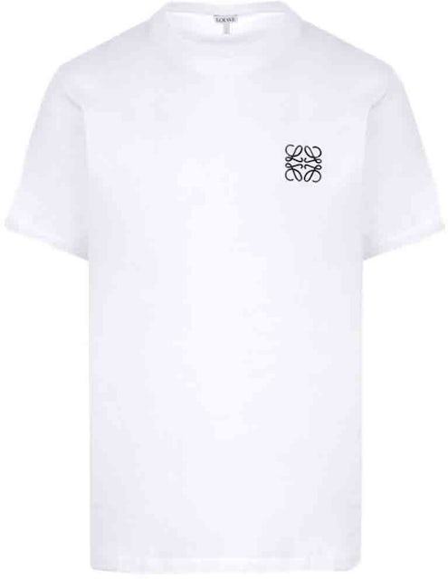 Loewe Men's Debossed Anagram Fake Pocket T-Shirt