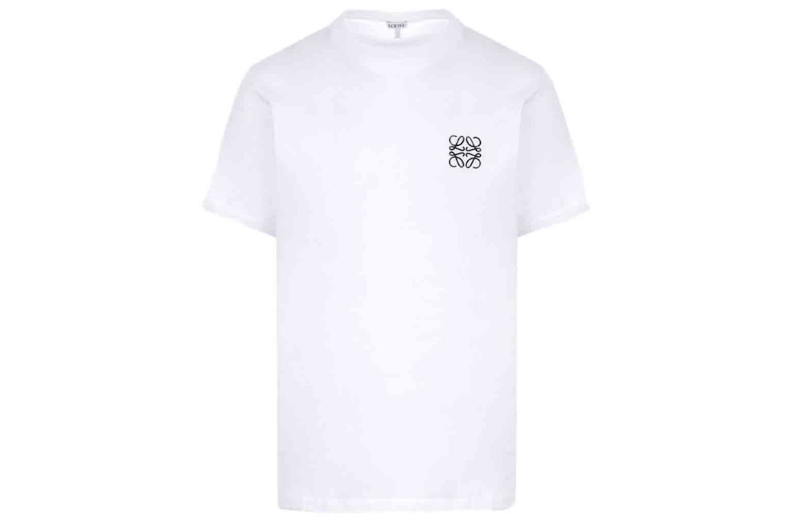 Pre-owned Loewe Anagram T-shirt White