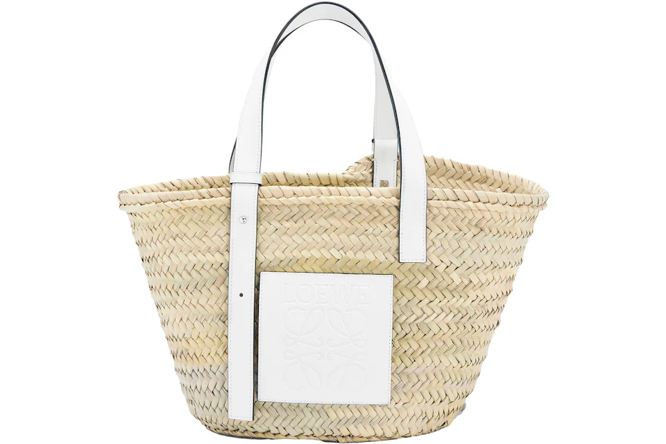 Loewe basket bag white medium Clearance