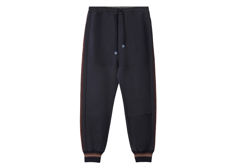 LOEWE Contrasting Rib Jogging Trouser Dark Navy Blue