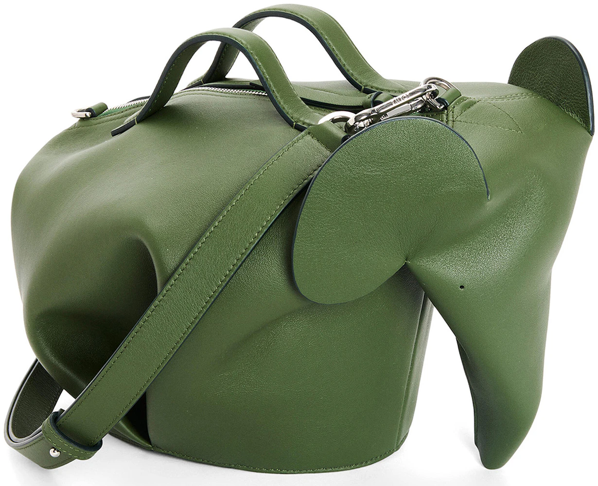 Loewe Women's Large Leather Elephant Bag - Tan