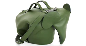 LOEWE Elephant Bag Large Hunter Green