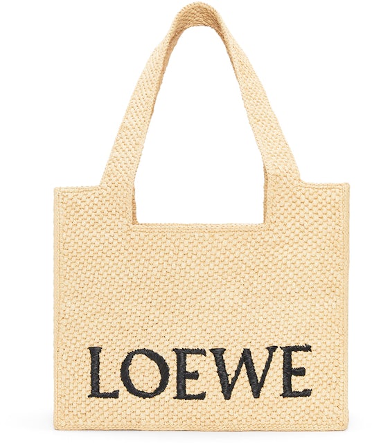 Pochette Raffia Basket Bag in Beige - Loewe