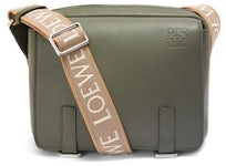 Military XS Full-Grain Leather Messenger Bag