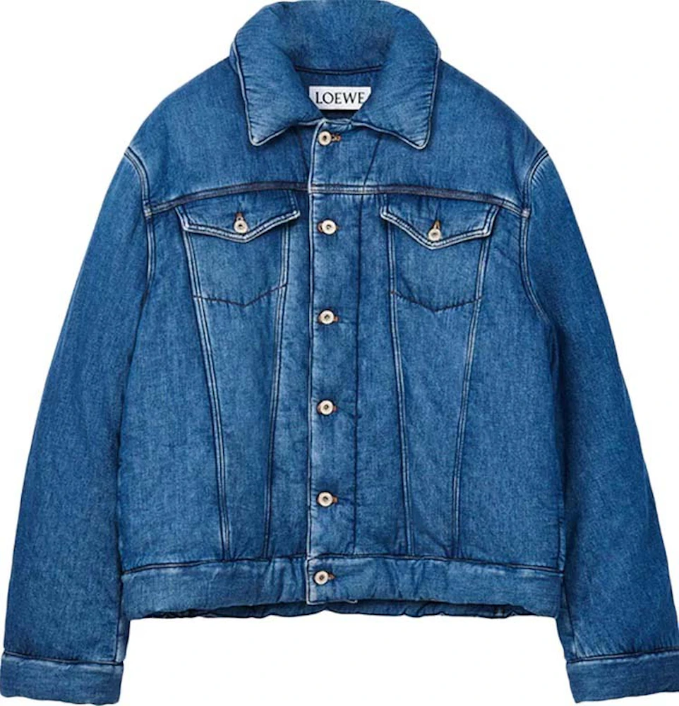 Louis Vuitton Indigo Blue Denim Jacket Indigo. Size 36