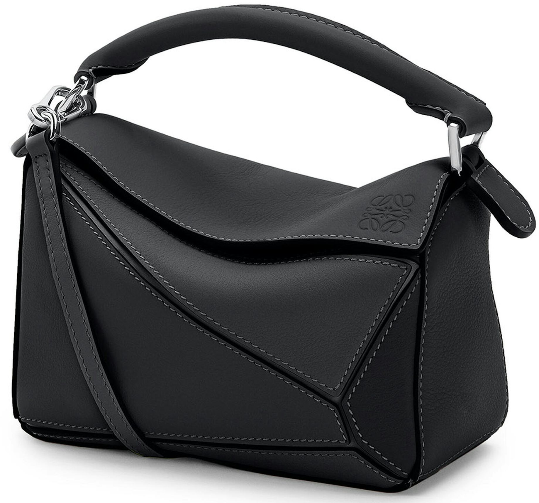 Loewe Puzzle Mini Bag in Black