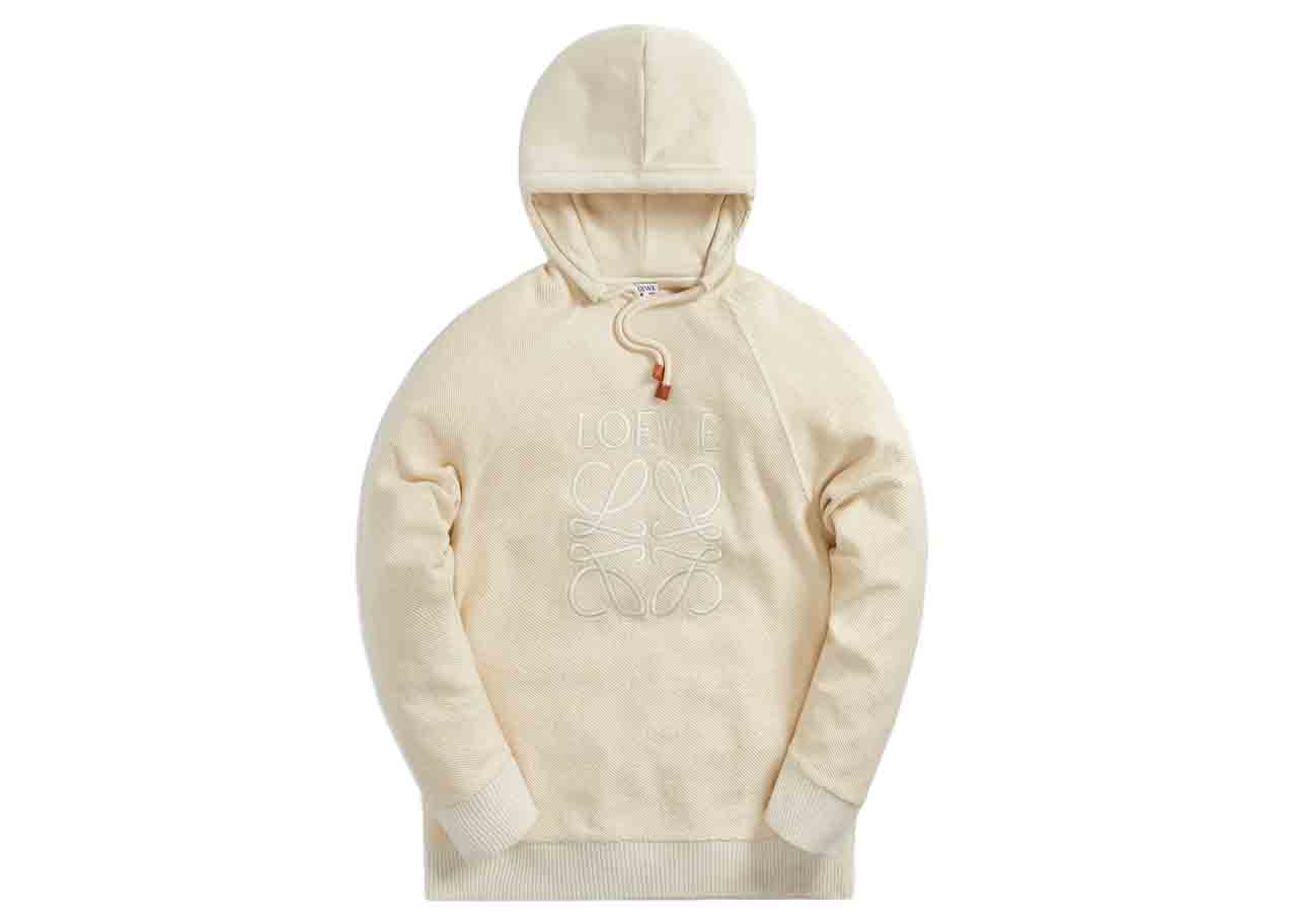 LOEWE Reverse Anagram Hoodie Ecru 男士- TW