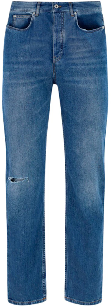 Louis Vuitton Washed Slim Jeans Washed Indigo. Size 31