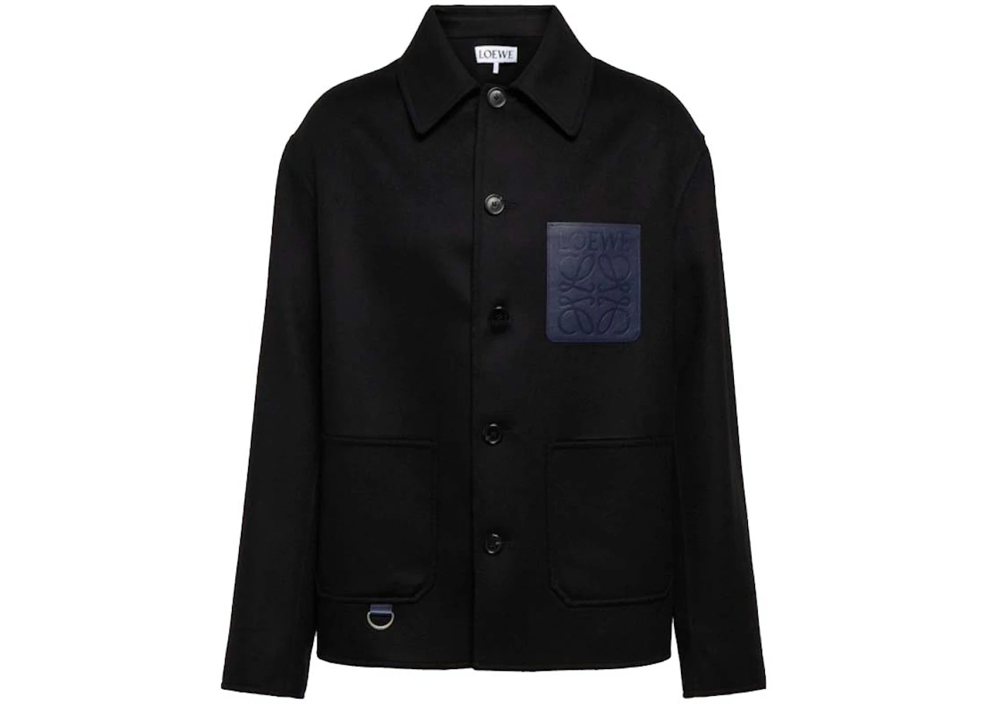 LOEWE Workwear Wool And Cashmere Jacket Black Men's - SS23 - US