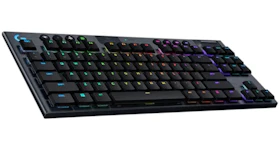 Logitech G915 TKL Tenkeyless Lightspeed Wireless Mechanical Gaming Keyboard (Tactile) 920-009495 Carbon/RGB