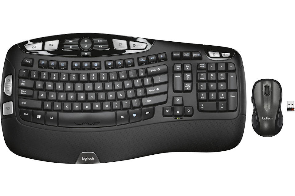 Logitech MK550 Ergonomic Wireless Wave Keyboard & Mouse 920-002555